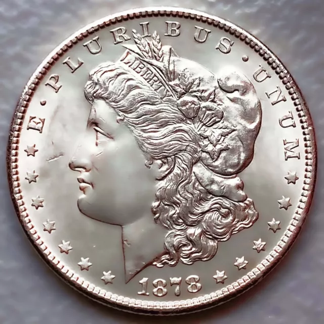 1878-S Better Date Au/Unc Morgan Silver Dollar 90% $1 Coin Us #D718