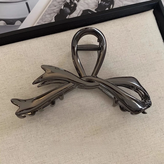 Hair Claw High-End Irregular Bow Large Hair Clamps Shark Clip Hair Clips Hairpin