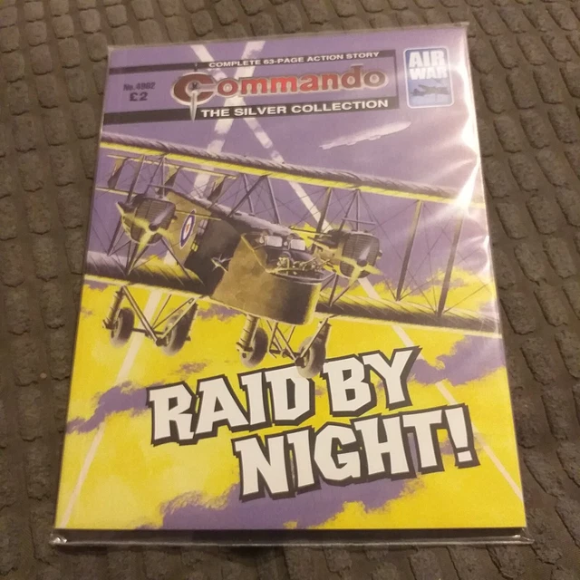 COMMANDO COMIC N.O. 4962 Raid By Night! 22/Oct/2016 Air War The Silver ...