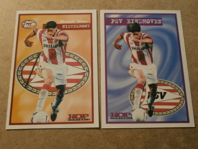 Van Nistelrooy, Psv Eindhoven, 2 Rare Football Rookie Cards Kop Football (Jt29)