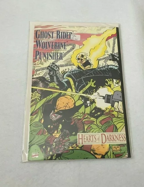 GHOST RIDER WOLVERINE PUNISHER - HEARTS of DARKNESS MARVEL COMICS - NM/M- 1991