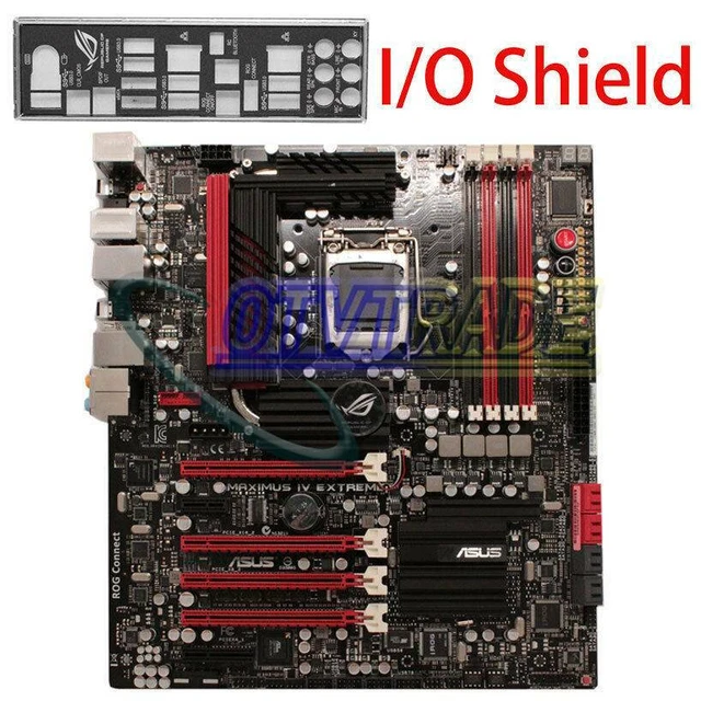 ASUS MAXIMUS IV Extreme Motherboard LGA1155 ROG ATX with I/O Shield EUR 164,32 PicClick FR