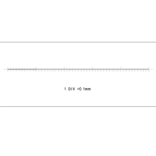 MICROSCOPE MICROMETER CALIBRATION Ruler Microscope Micrometer ...