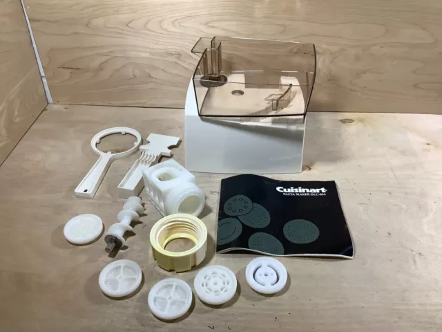 Cuisinart DLC 054 Pasta Maker Attachment Food Processor Base Pasta Lot Accessori