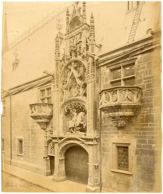 France, Chambéry, Porte Du Château - Tirage Albuminé Vintage Circa 1880