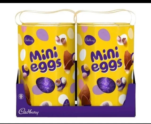 CADBURY DAIRY MILK Mini Eggs Easter Egg 232G Hollow milk chocolate egg Free UK £12.99 PicClick UK