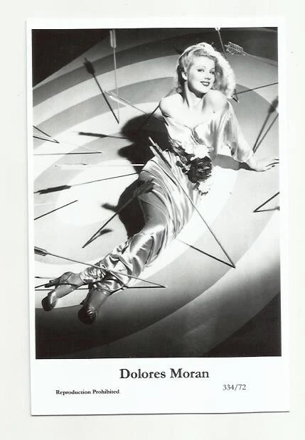 (Bx21) Dolores Moran Photo Card (334/72) Filmstar  Pin Up Movie Glamor Girl