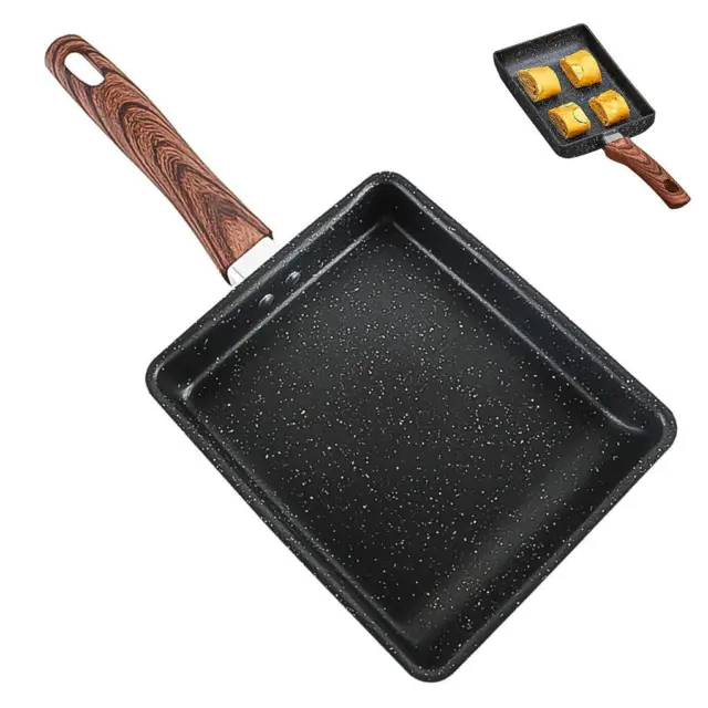 Frying Pan Non-sticking Rectangle Breakfast Omelette Pans Cooking Tools