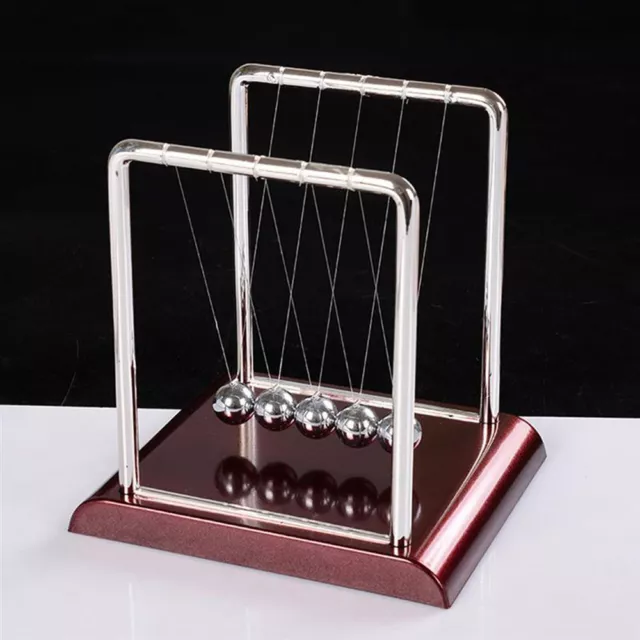 Mini Metal Newtons Cradle Balance Balls Science Educational Toys Pendulum Desk