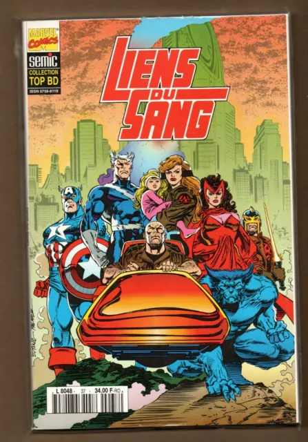 X-MEN - Liens du Sang - TOP BD n° 37 Marvel Sémic 1996 /C.NEUF