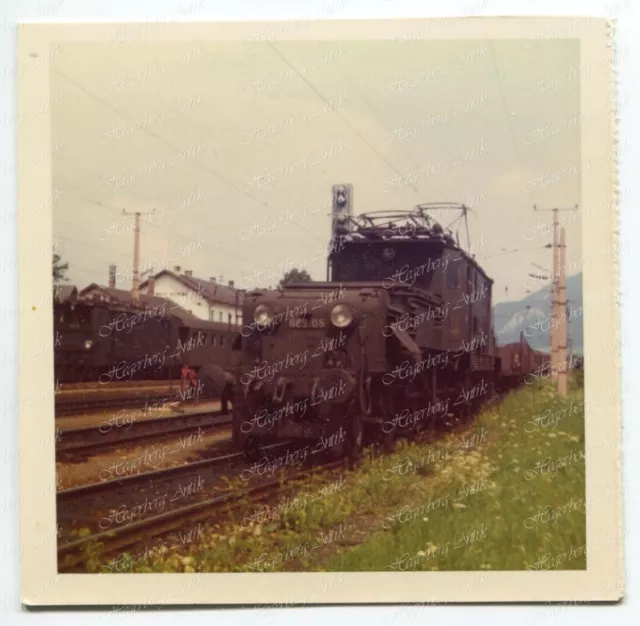 Foto Eisenbahn ÖBB BBÖ E-Lok Elektrolok 1189.06 Stainach-Irdning 7/1972 (A451)