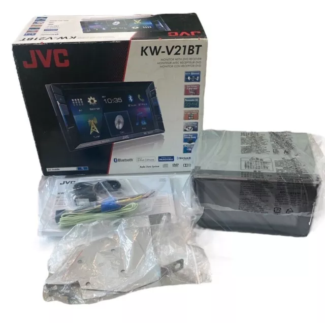 JVC KW-V21BT 6.8" 2 DIN In-Dash Touchscreen Media Receiver w/ Bluetooth READ!