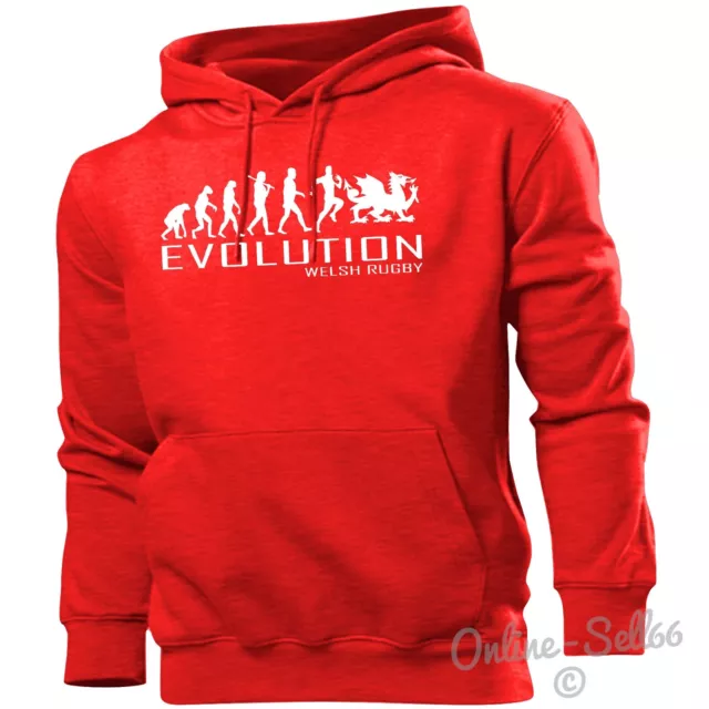 Welsh Rugby Evolution Hoodie Mens Womens Kids Hoody Sports Gym Train Club Kit