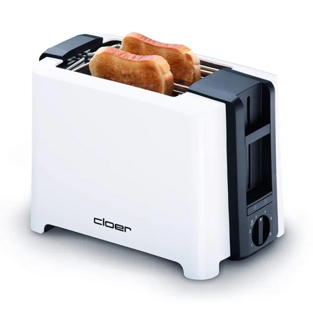 Cloer 3531 Toaster XXL weiß für 2 XXL-Toastscheiben NEU & OVP