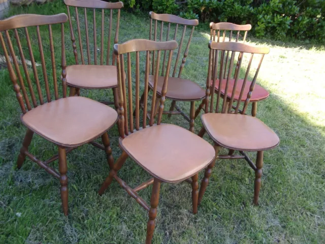 1 chaise 1960 style  bistrot bois 6 en stock vendues a l unite