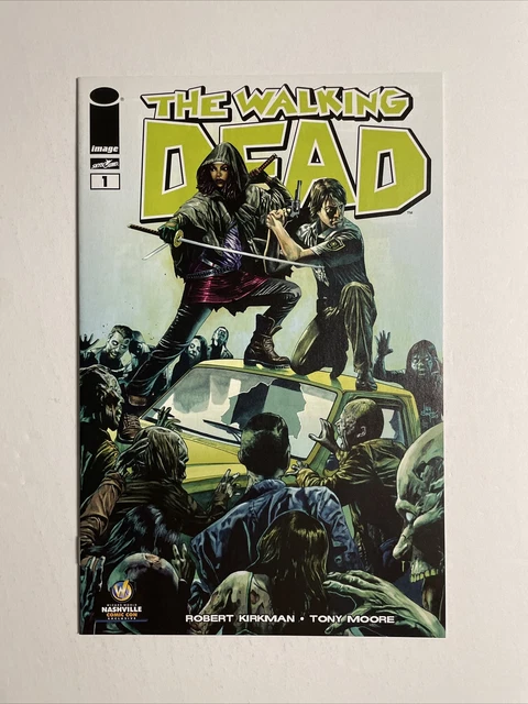 Walking Dead #1 (2013) 9.4 NM Image Wizard World Comic Con Nashville Variant