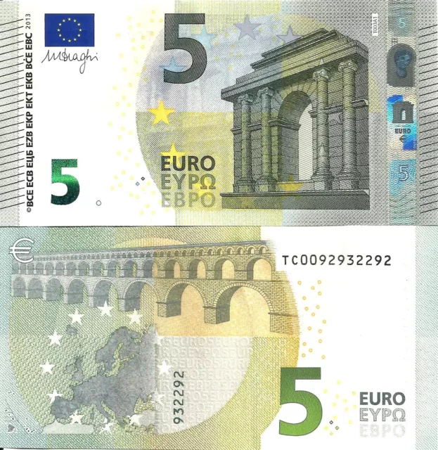 European Union EU 5 euros 2013 (Ireland) P-20t UNC