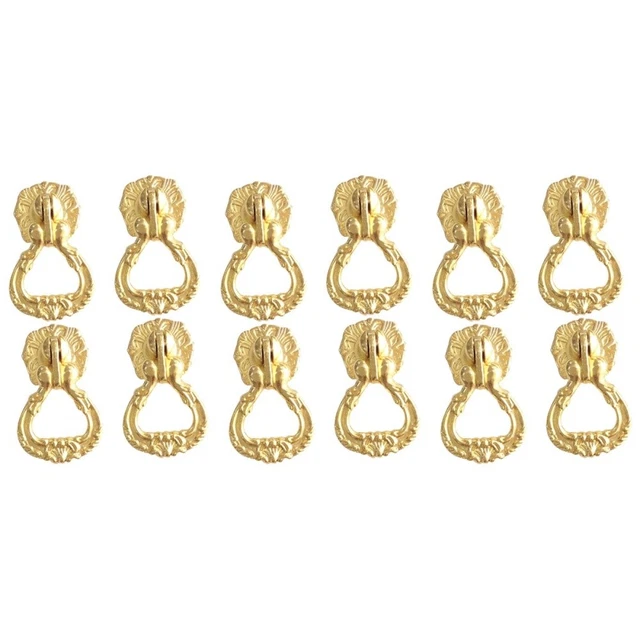 12 Pcs Zinc Alloy Wardrobe Cabinet Cupboard Dresser Furniture Knob