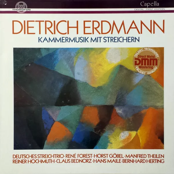 Dietrich Erdmann - Kammermusik Mit Streichern LP Album Vinyl Scha