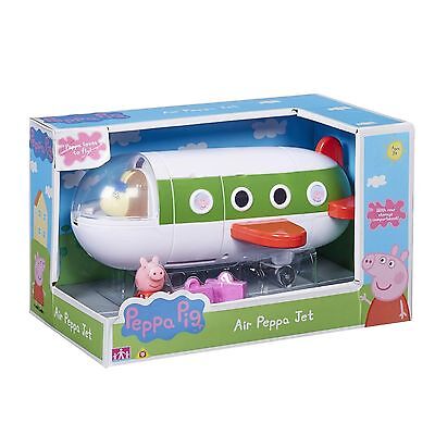PEPPA PIG ARIA PEPPA Jet Aereo Giocattolo con Peppa Figura & VALIGIA giocattolo nuovo