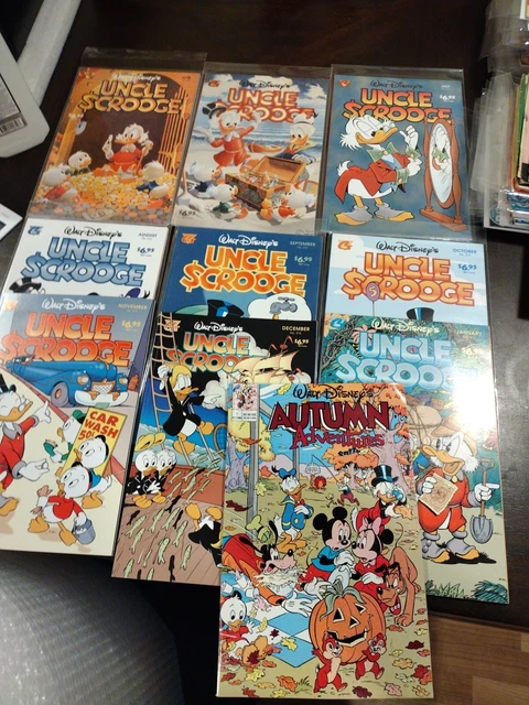 Walt Disney's Uncle Scrooge Gladstone Comics #309-317+ autumn adventures #1. Low