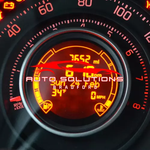 Fiat 500 Instrument Cluster Speedometer Lcd Screen Display Repair Service