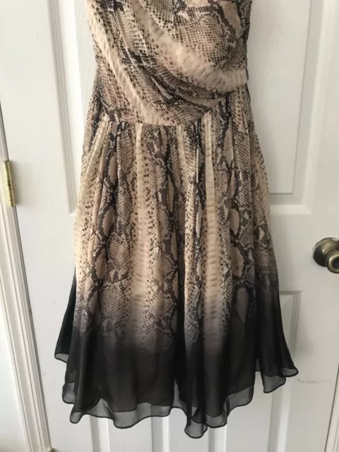 tracy reese size2 100%silk in perfect condition one sholder dress 2
