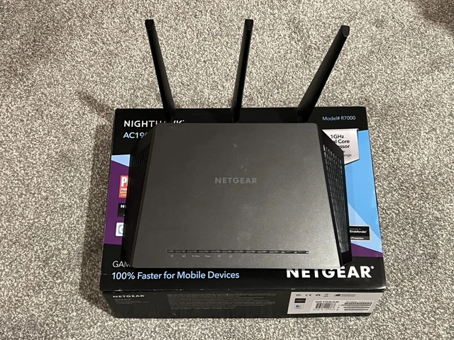 NETGEAR Nighthawk R7000 AC1900 1000Mbps Wireless Router DD-WRT