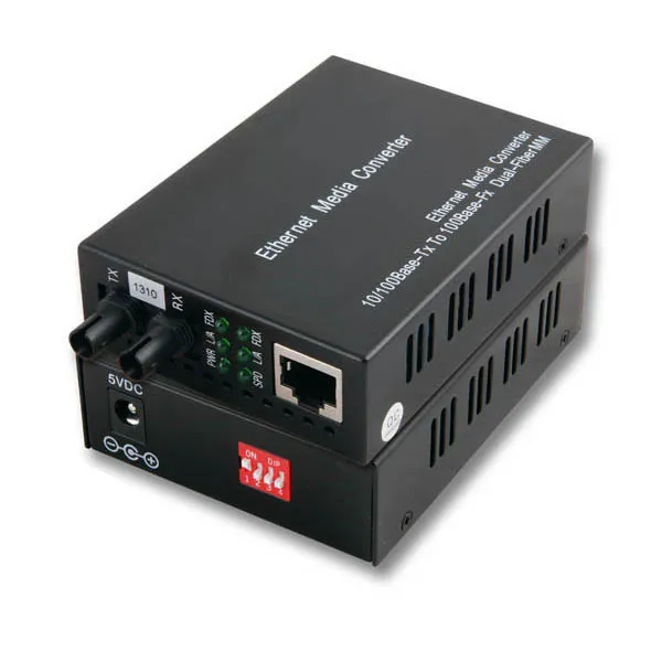 Convertisseur de médias électronique EFB RJ45-STP/ST, (EL022V2), 1310 nm/2 km, Fast Eternet