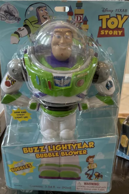 Disney Toy - Character Bubble Glow Wand - Toy Story - Buzz Lightyear