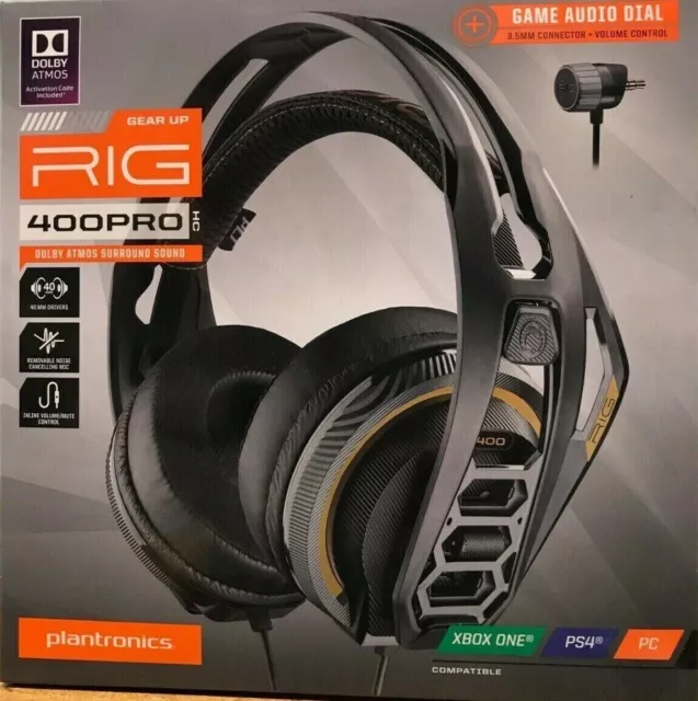 PLANTRONICS RIG 400 Pro HC Wireless Gaming Headset PS4 PS5