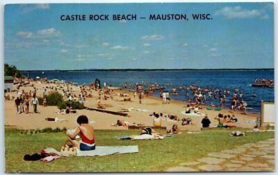 Postcard - Castle Rock Beach At Castle Rock Park - Mauston, Wisconsin