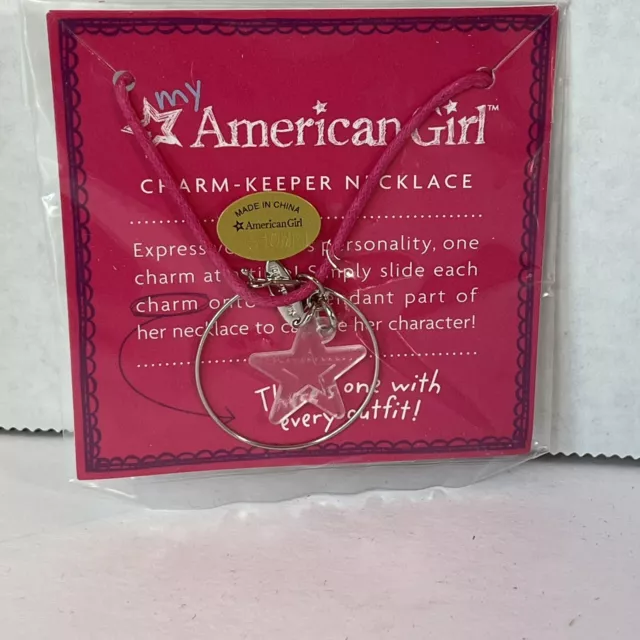 My American Girl Doll CHARM KEEPER Necklace NEW in Sealed Packaging