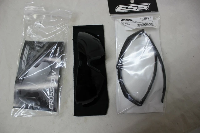 US Military Issue ESS Crossbow Glasses NEW Safety Glasses Frames with Dark Lens US Military Issue ESS Crossbow Glasses NEW Safety Glasses Frames with Dark Lens
