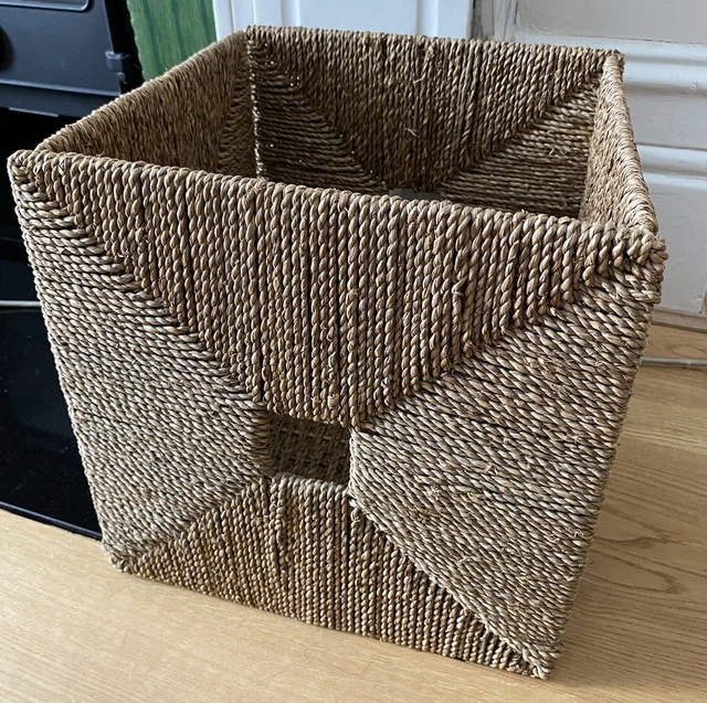 IKEA KNIPSA BASKET, Seagrass, Kallax Unit Insert, 32x33x32cm, Kallax