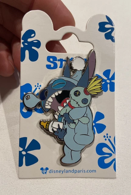 Stitch Grumpy Meter Pin DISNEY STITCH PIN Disneyland Paris Lilo And Stitch Sleeping With Scrump ...