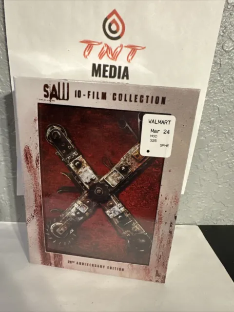 Saw 10-Film Collection Set (Blu-Ray/DVD, Digital ,2024) New Sealed!!