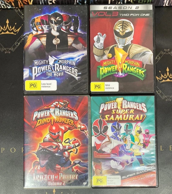 Power Rangers Dvd Ebay MIGHTY MORPHIN POWER Rangers 4x DVD Lot - VGC - THE MOVIE | VOL 3 TWO ...
