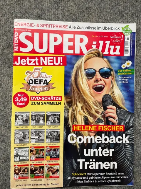 Super Illu Zeitschrift Nr. 14 vom 31.03.2022 Helene Fischer