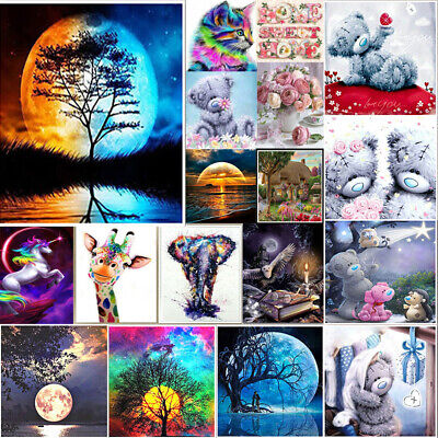 CARTOON TRAPANO COMPLETO 5D Diamond Pittura Kit Ricamo ARTE Arredamento Cross Stitch 