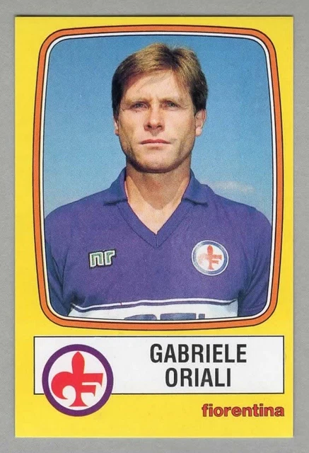 PANINI CALCIATORI 1985-86 Scudetto Fiorentina Figurina Esaurita N.75