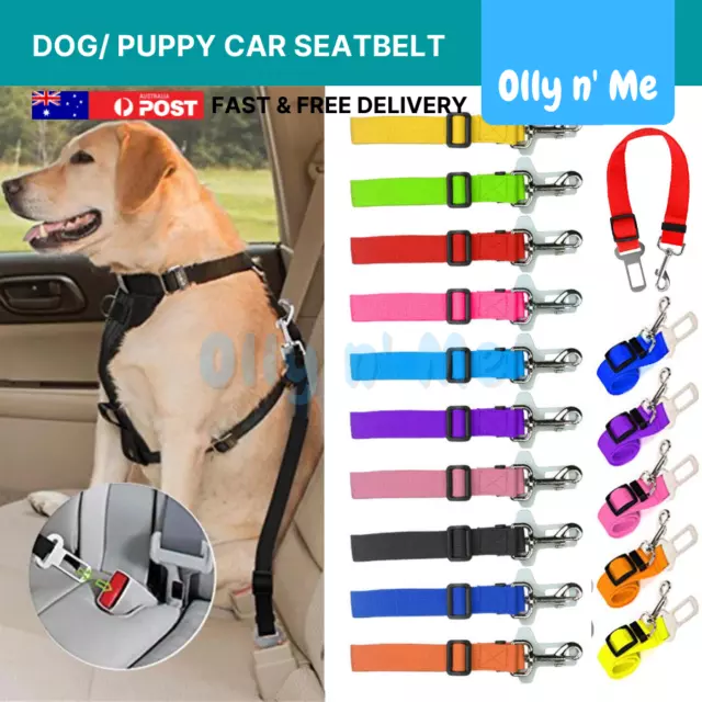 Adjustable Pet Dog Travel Safety Car Vehicle Seat Belt Harness Lead Pet Seatbelt