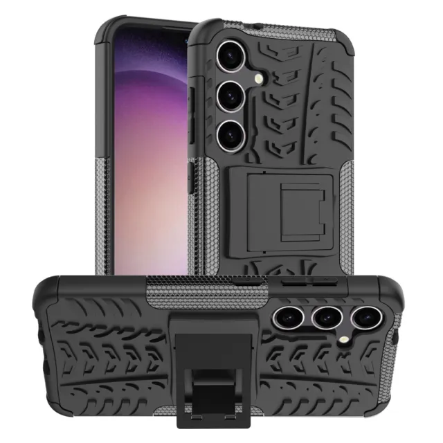 Case for Samsung Galaxy S24 S24 Ultra 24+ Heavy Duty Shockproof Kickstand Cover