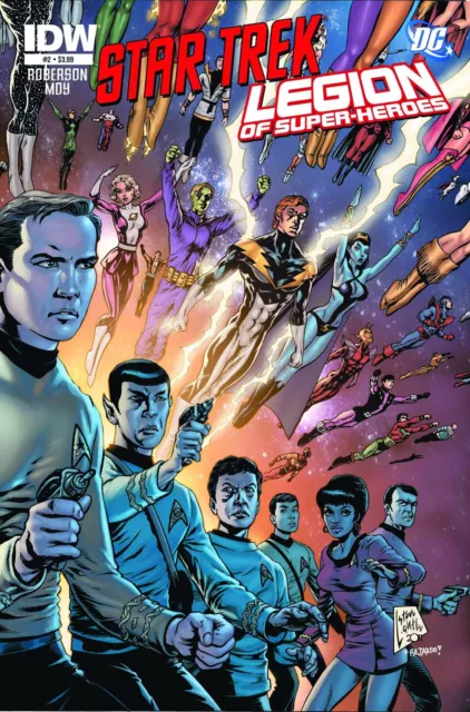 Star Trek / Legion Of Superheroes #2 Idw Publishing