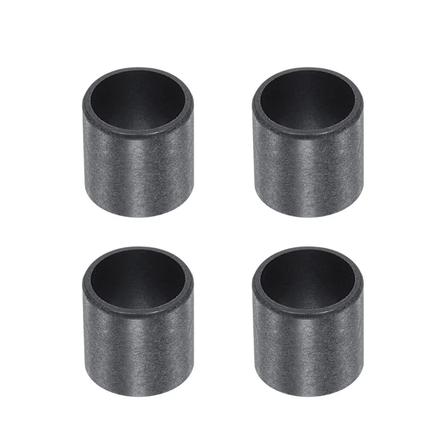 Manicotto Cuscinetti 10mm Foro 12mm DE 10mm Lunghezza Nero 4pz