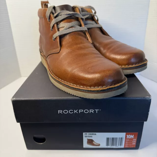 Rockport sharp & ready leather chukka boots deals