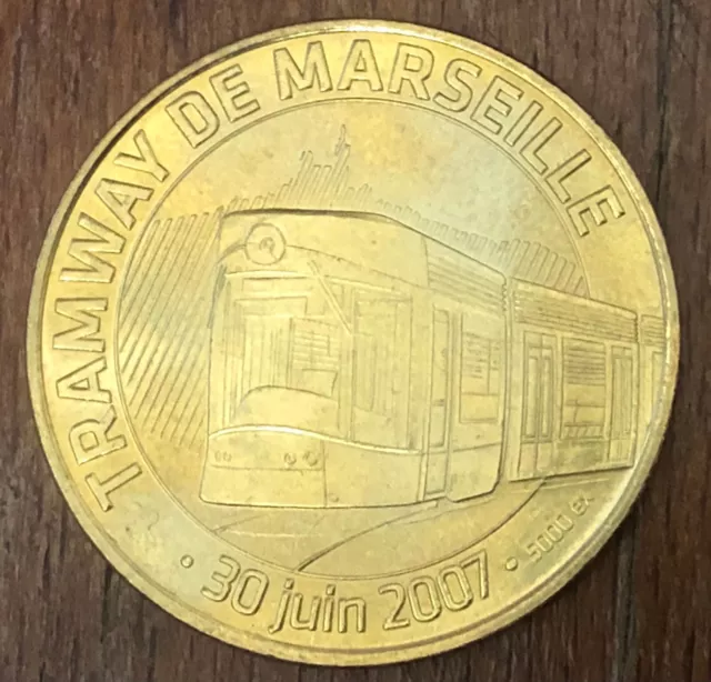 Mdp 2007 13 Marseille Tramway N°1 Médaille Monnaie De Paris Jeton Medals Coins