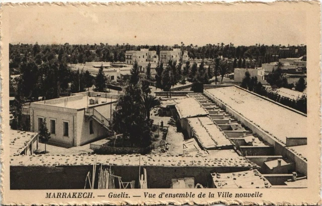 CPA AK MAROC MARRAKECH Gueliz Vue d'ensemble (10561)
