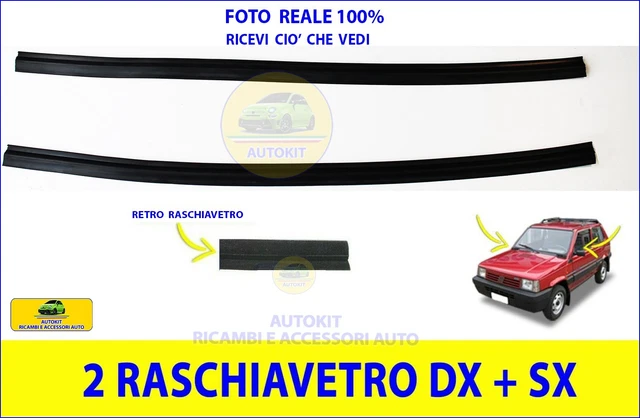2 Guarnizioni Raschiavetro Per Fiat Seicento 1998-2010 - Anteriore Destro E Sinistro - Foto 8