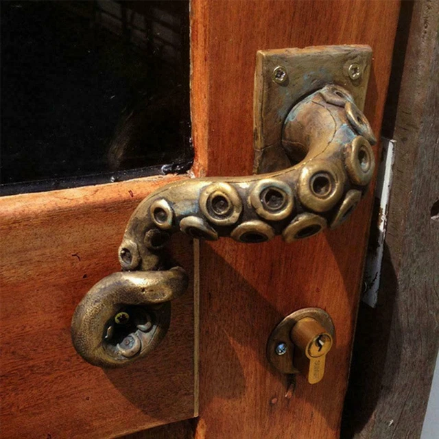 Vintage Octopus Door Knobs Handles''